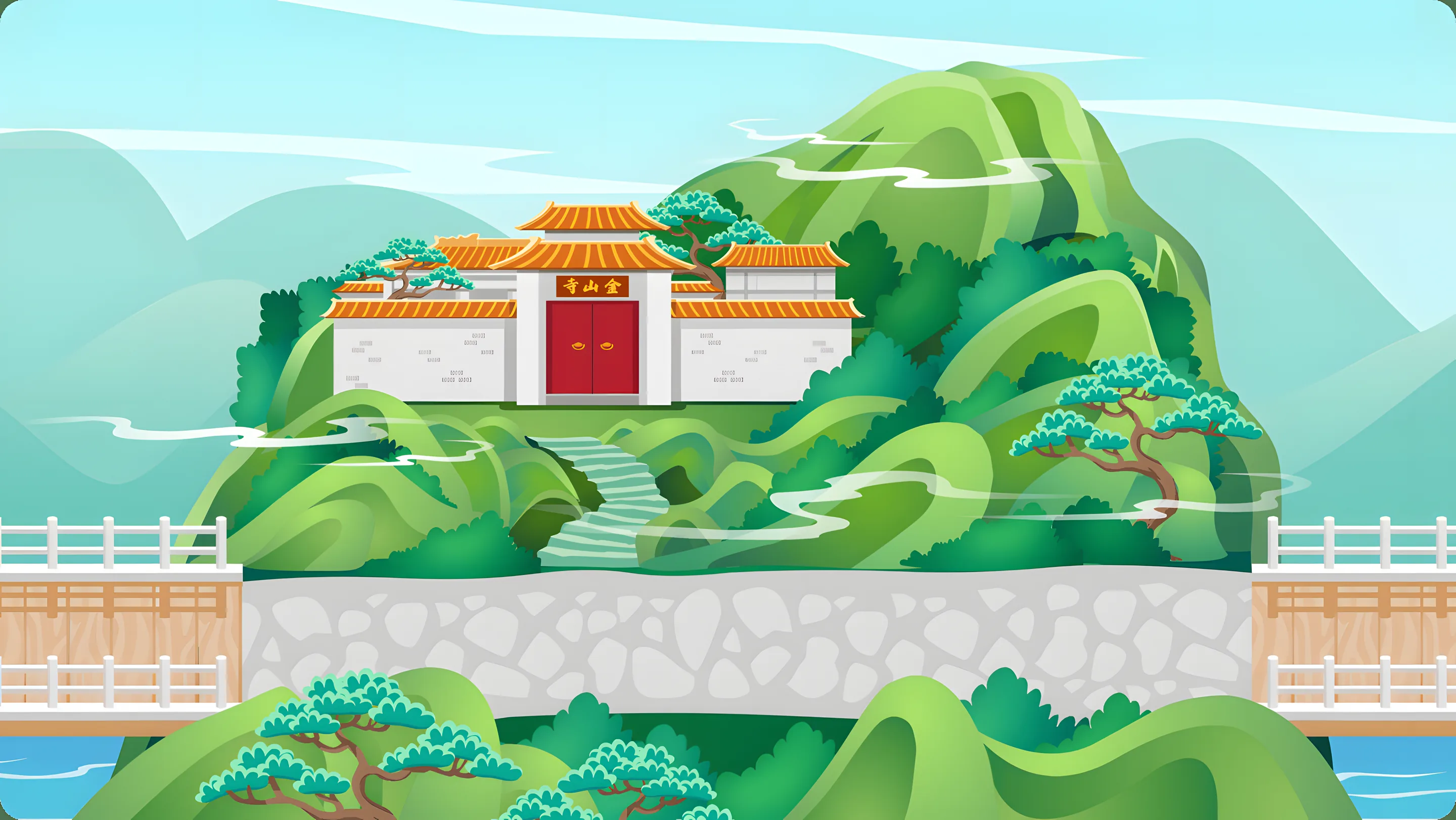 南海风物·风物志·金山寺